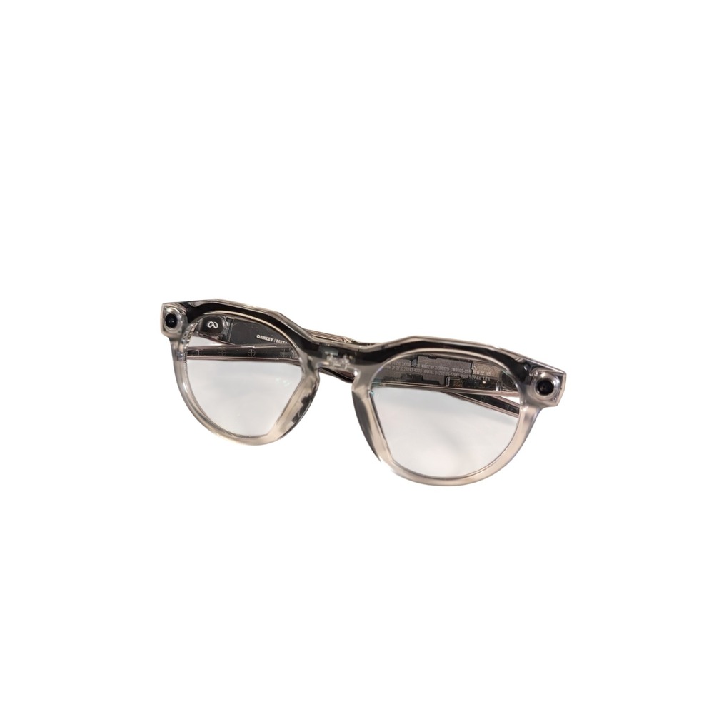 Oakley Meta HSTN Smart Glasses Transparent Grey For Parts Only Repair